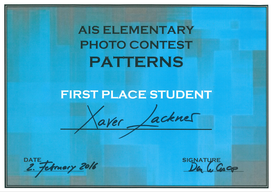first place